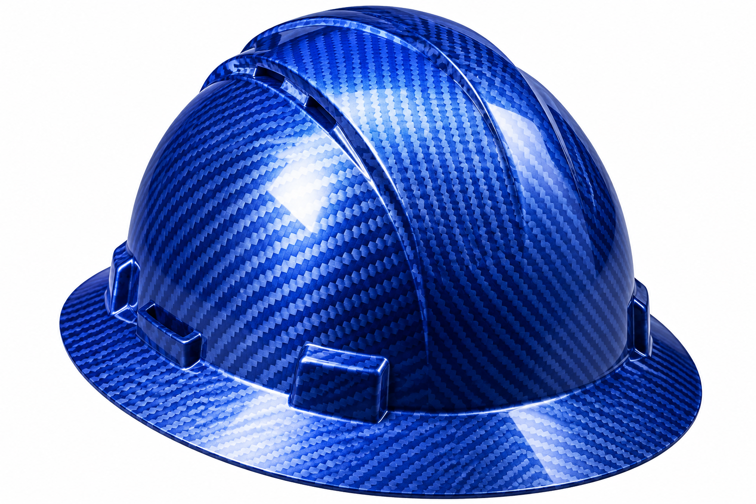 Casque de Chantier Sécurité Bleu Carbone Ingénierie