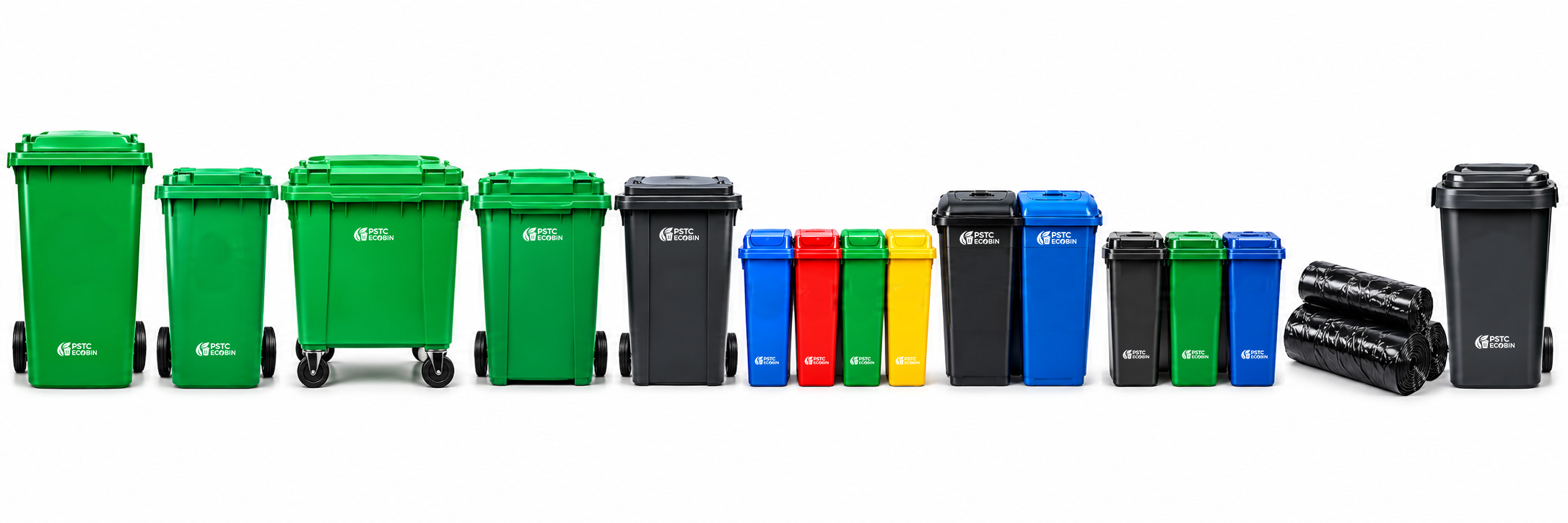 Gamme de bacs et poubelles de tri PSTC ECOBIN