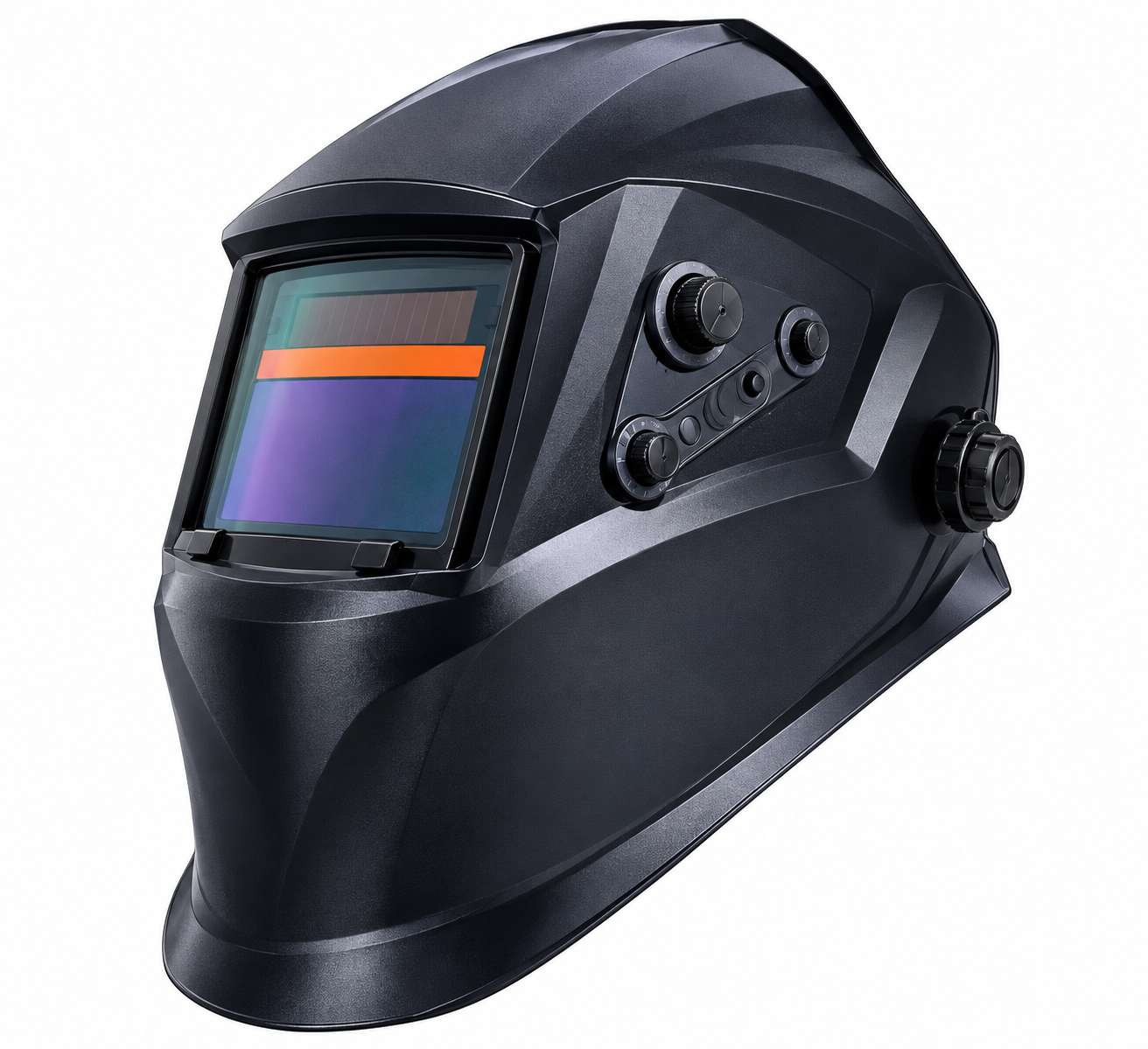 Masque de Soudage Électronique LCD Grand Écran Noir Mat