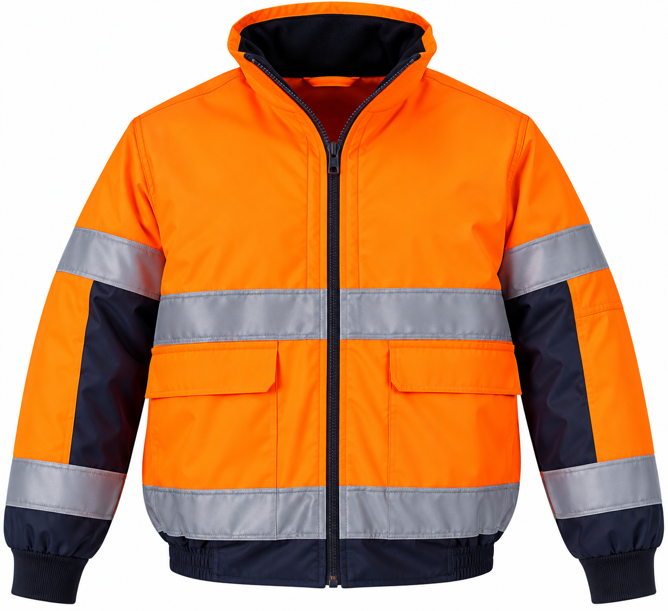 Parka Haute Visibilité 2-en-1 Oxford 300D Imperméable
